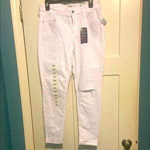 White Distressed Jeans